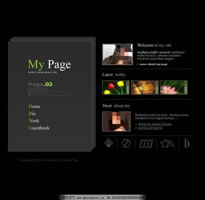 设计个人网站,设计个人网站一个首页两个子页操作步骤